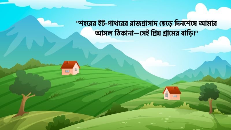 গ্রামের বাড়ি যাওয়ার আবেগঘন স্ট্যাটাস