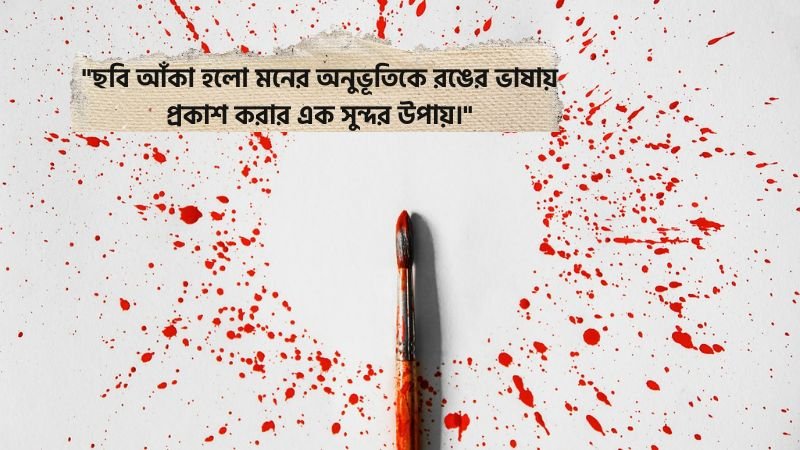 ছবি আঁকা নিয়ে উক্তি