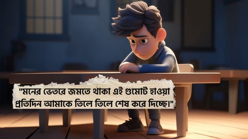মন খারাপের ডিপ্রেশন নিয়ে ক্যাপশন