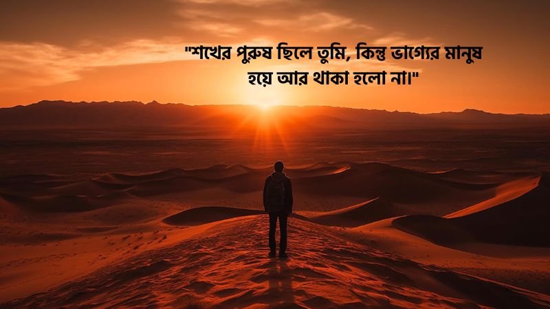 শখের পুরুষ নিয়ে ক্যাপশন
