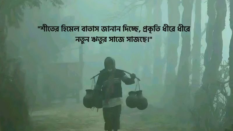 শীতের আগমন নিয়ে স্ট্যাটাস