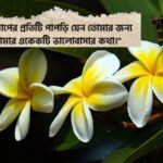 কাঠগোলাপ নিয়ে রোমান্টিক ক্যাপশন