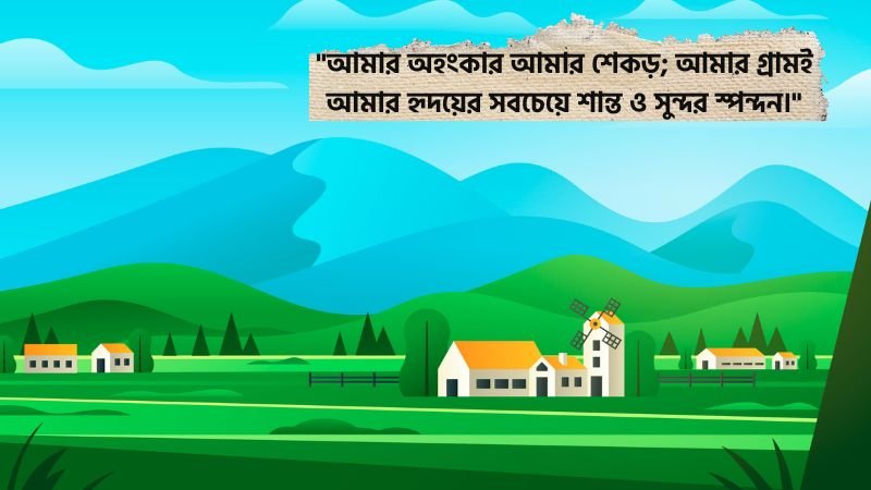 গ্রামের বাড়ি নিয়ে স্ট্যাটাস