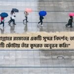 বৃষ্টি নিয়ে ইসলামিক ক্যাপশন