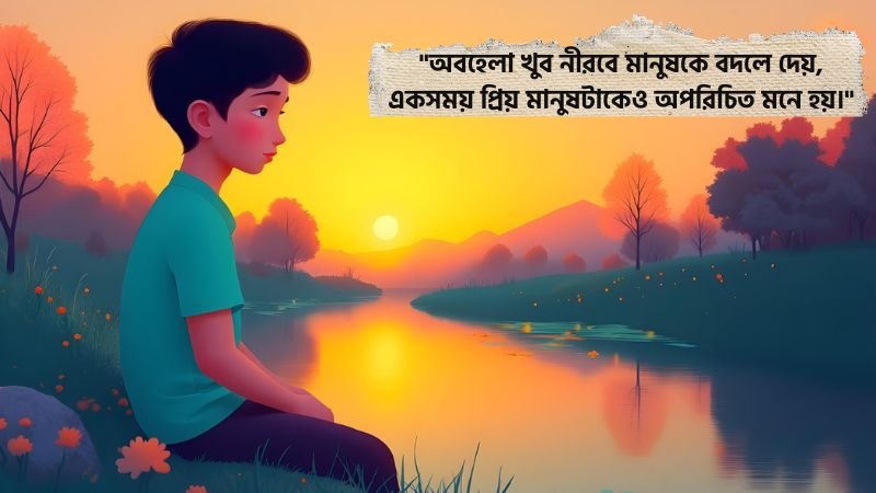 মন খারাপের অবহেলা নিয়ে স্ট্যাটাস