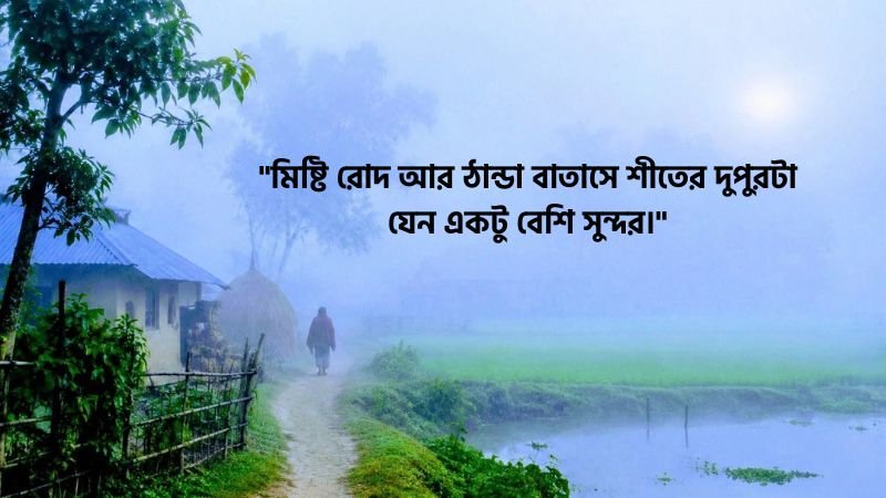 শীতের দুপুর নিয়ে ক্যাপশন