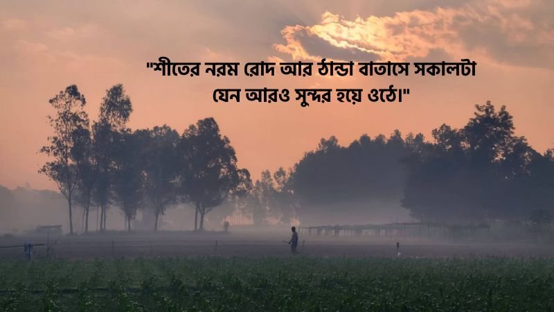 শীতের সকাল নিয়ে ক্যাপশন